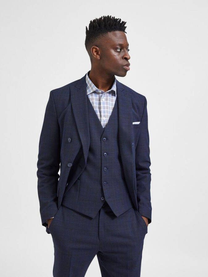 Selected Homme Gilet geruite slim fit