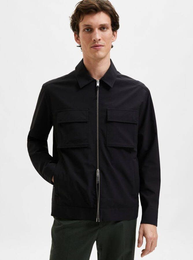 SELECTED HOMME zomerjas SLHALMIR zwart