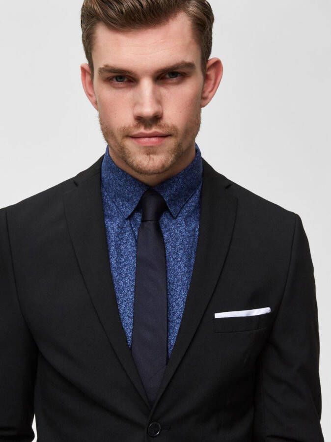 Selected Homme Stropdas Zijden , Blauw, Heren