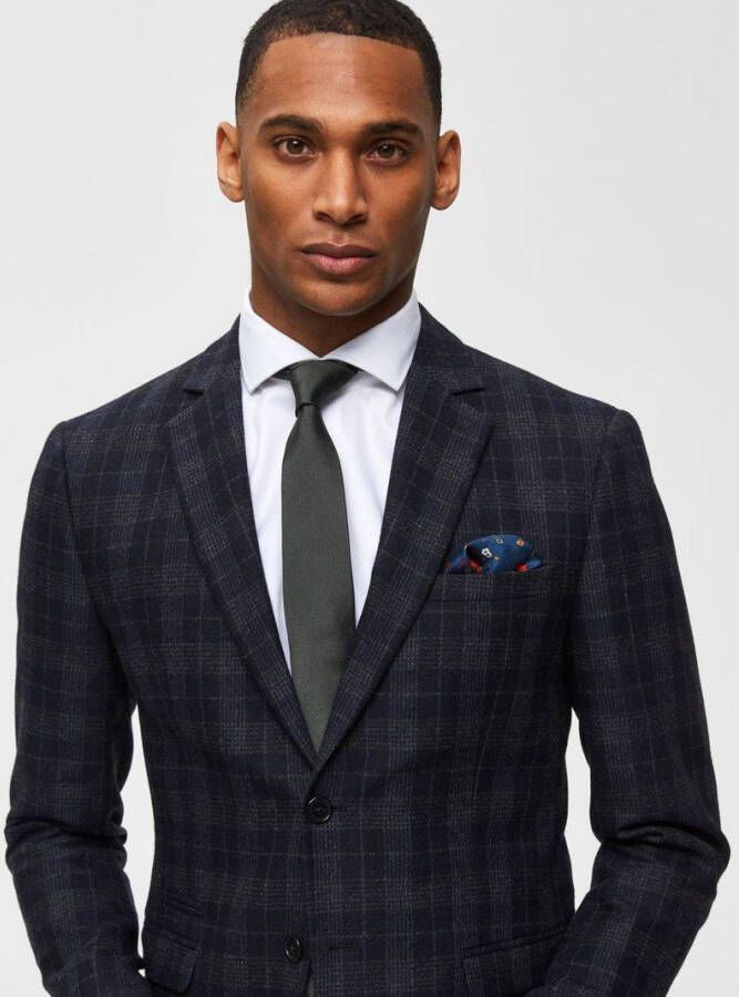 Selected Homme Stropdas Zijden , Groen, Heren