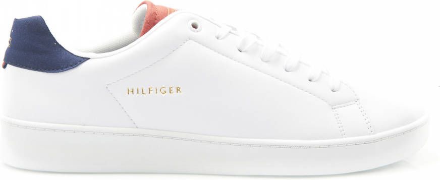 Tommy Hilfiger Witte Retro Court Clean Cupsole Lage Sneakers