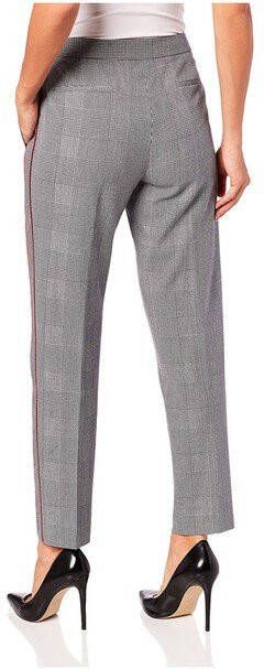 Tommy Hilfiger Fauna slim fit pantalon met pied-de-poule dessin