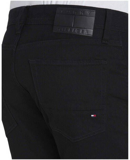 Tommy Hilfiger Denton rechte jeans , Zwart, Heren