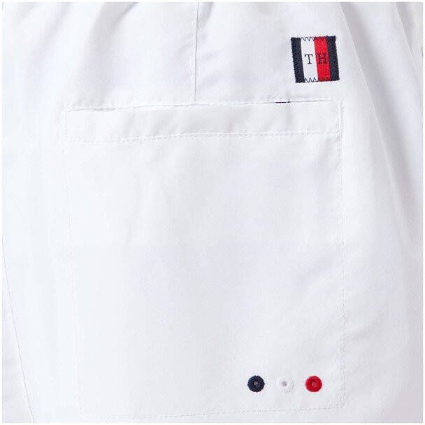 Tommy Hilfiger De Heer Bath Shorts Medium Drawtring , Wit, Heren