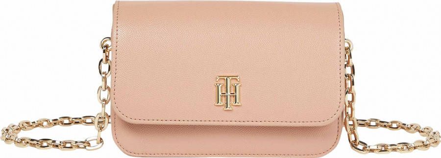 Tommy Hilfiger timeless mini crossover bag , Beige, Dames