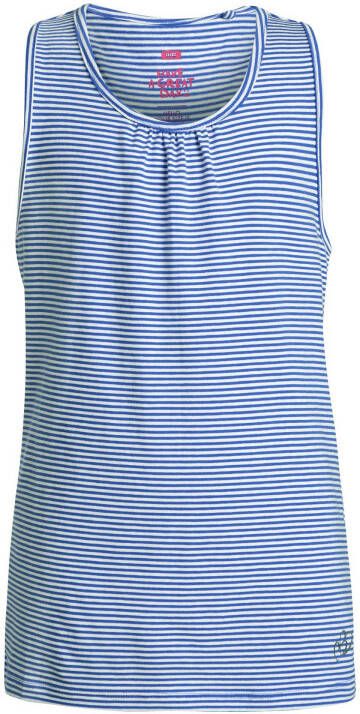 WE Fashion gestreepte singlet blauw/wit