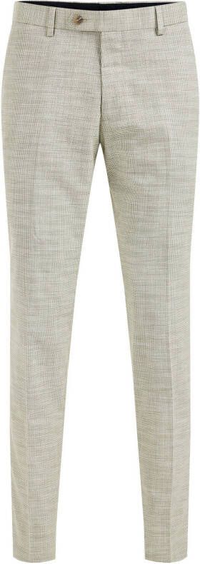 WE Fashion slim fit pantalon khaki